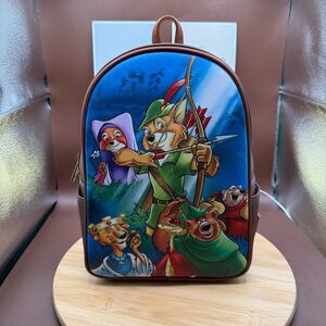 Loungefly Disney Robin Hood & Friends Sherwood Forest Backpack NWT